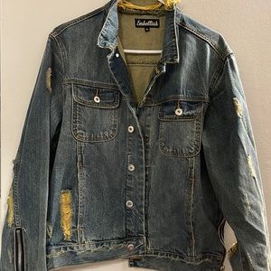 Distressed Jean jacket